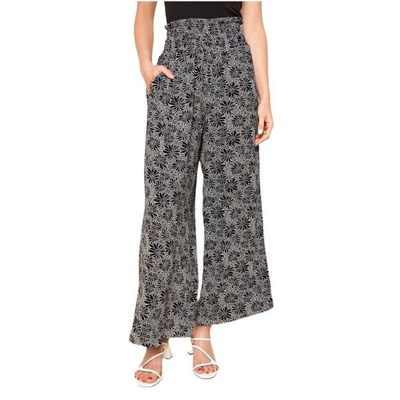 Sugarlips Pants - Sugar + Lips Women’s Senna Floral Wide Leg Pants Size XS